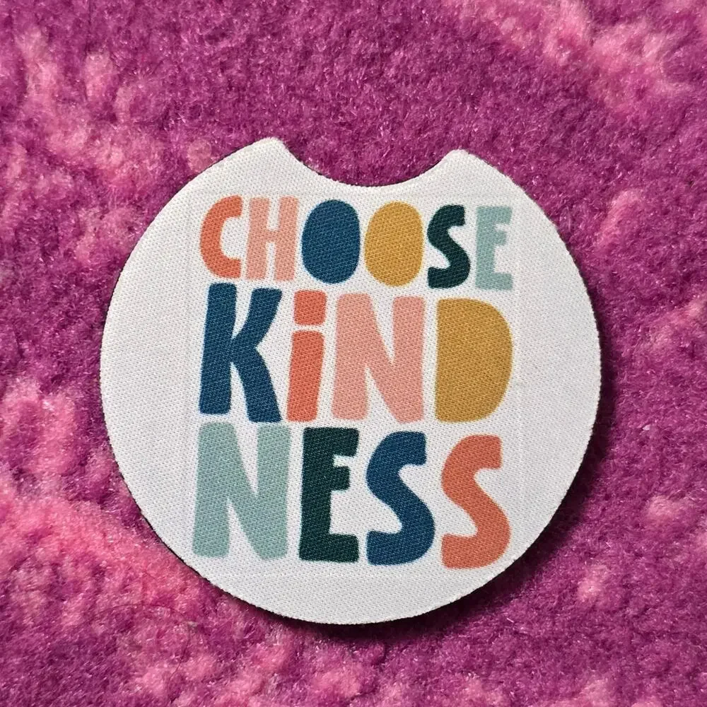 Choose Kindness Circle Handmade‎ Kitchen Home Cup Car Accessories Coaster